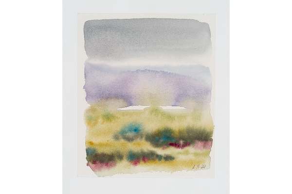 Transported XII, aquarelle sur papier Saint Armand, 9x10p.